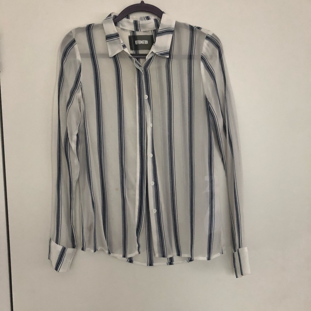 Reformation Long Sleeve Shirt
